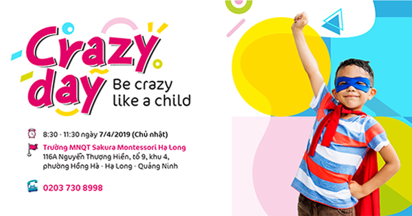 CRAZY DAY – Lễ hội hóa trang cực chất cho bé lần đầu tiên được tổ chức tại Hạ Long CRAZY DAY - Lễ hội hóa trang cực chất cho bé lần đầu tiên được tổ chức tại Hạ Long