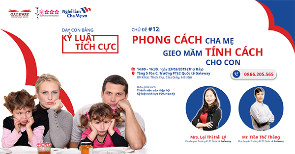 Seminar “Phong cách cha mẹ – Gieo mầm tính cách cho con