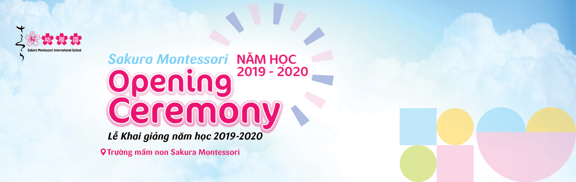 Lễ Khai giảng toàn hệ thống Sakura Montessori - Chào mừng năm học 2019 - 2020