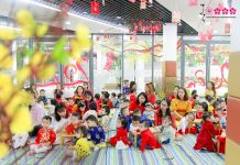 Cùng con trải nghiệm Tết quê hương tại Sakura Montessori Cầu Giấy 10