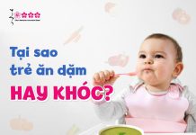 tại sao trẻ ăn dặm hay khóc