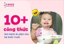 làm bánh ăn dặm cho bé dưới 1 tuổi