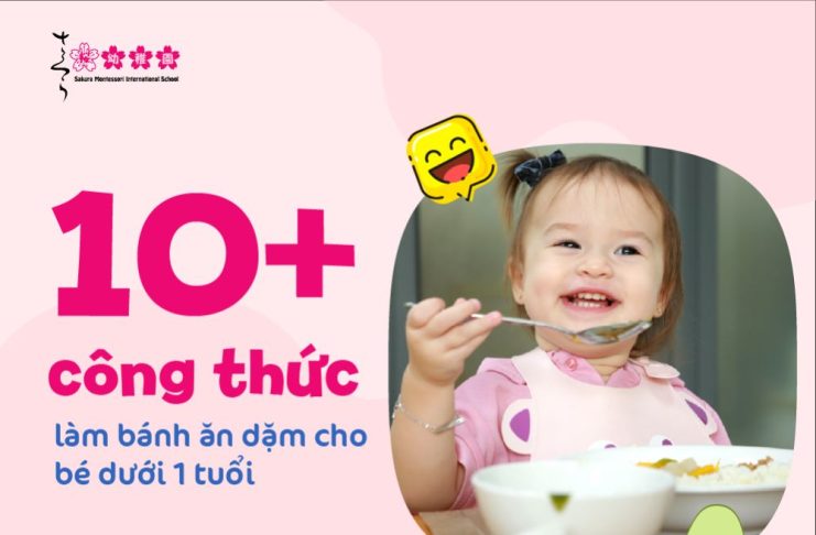 làm bánh ăn dặm cho bé dưới 1 tuổi
