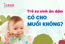 Trẻ sơ sinh ăn dặm có cho muối không?