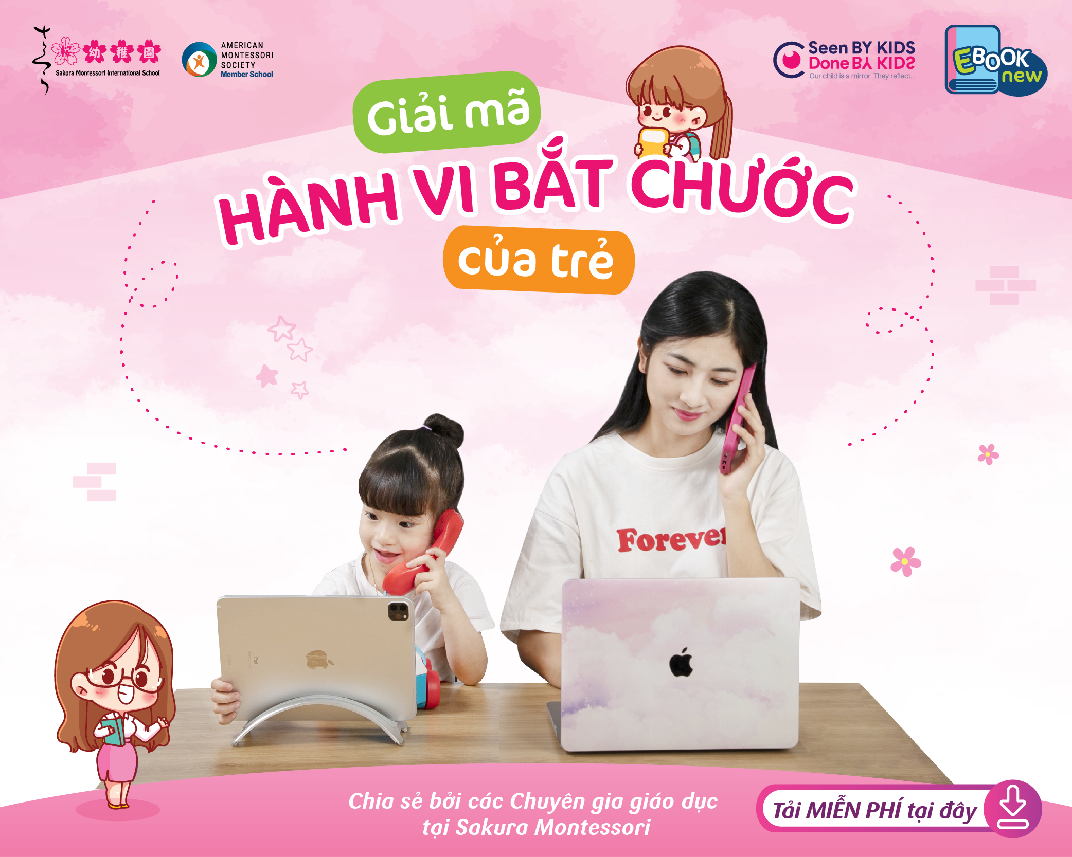 Giải mã hành vi bắt chước của trẻ